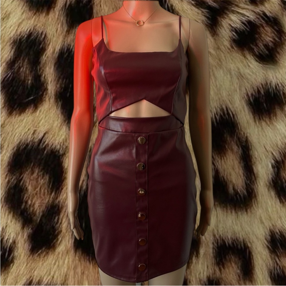 WINDSOR Maroon Mini Dress